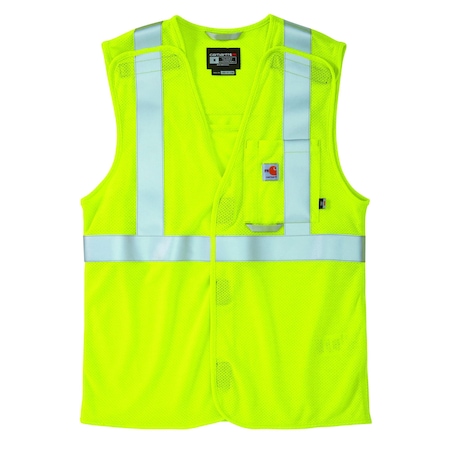 Carhartt Men's AM5787-FRM FRHV Mesh Class 2 Vest S REG Other  Brite Lime AM5787-FRM / 105787-BLMSREG